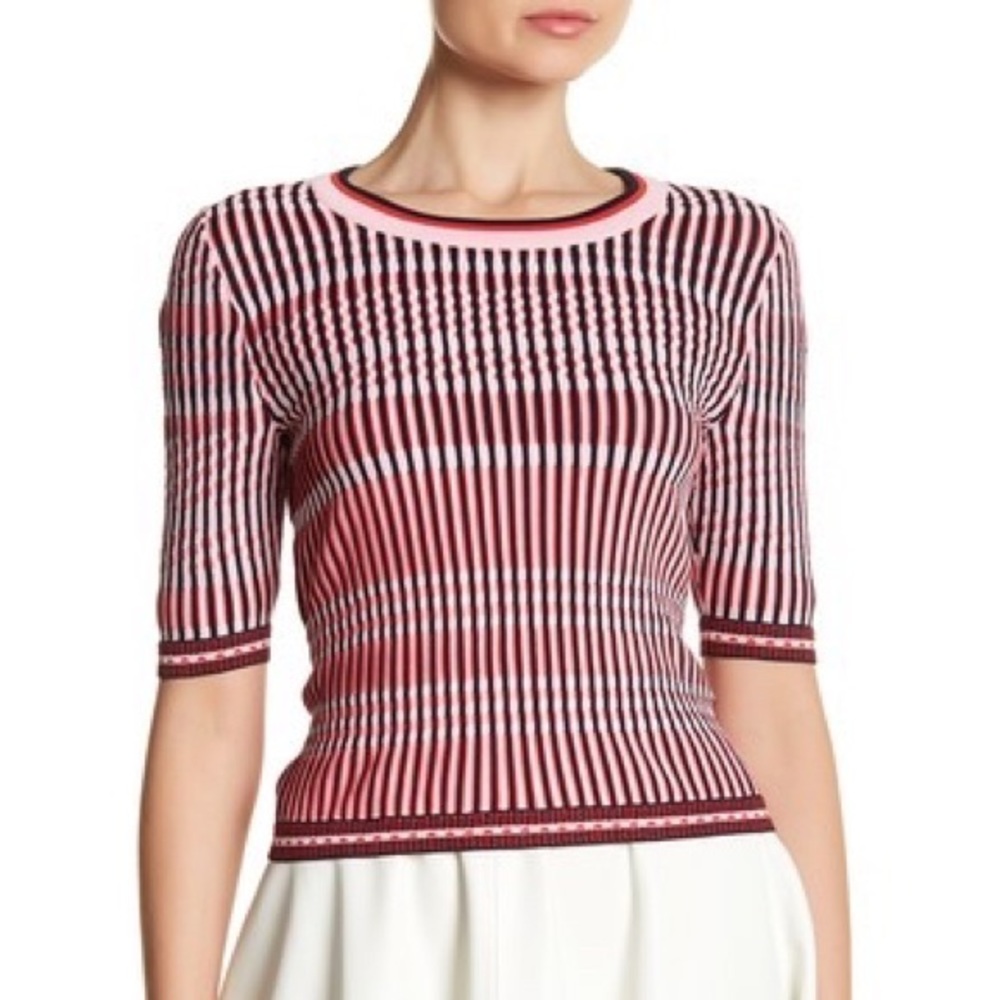 Topshop Mini Dash Stitch Crop Top NWOT